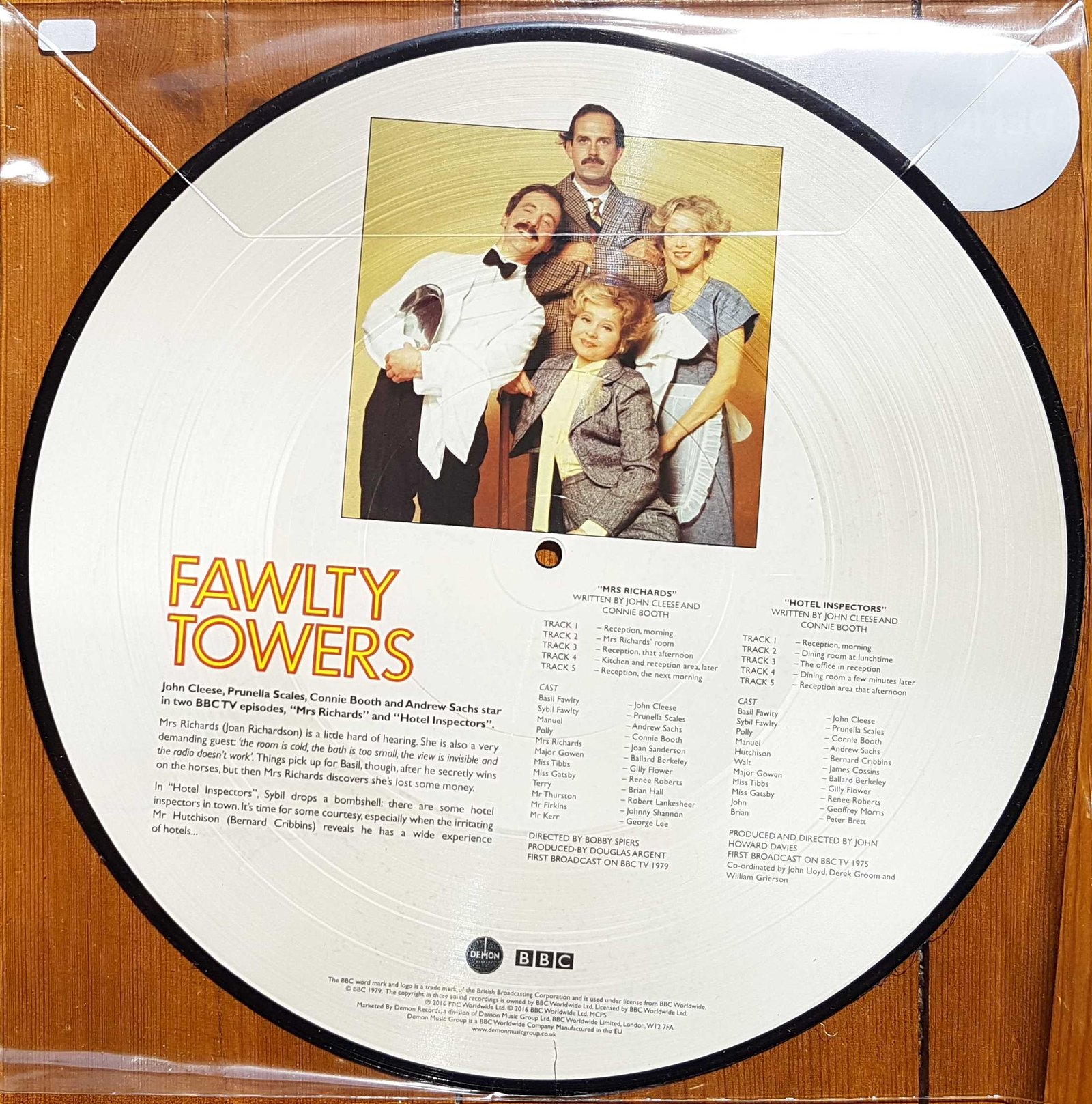 Picture of DEMREC 170 Fawlty towers - Record Store Day 2017 by artist John Cleese / Connie Booth from the BBC records and Tapes library